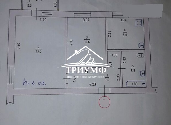 2-комнатная сталинка на Ушакова - квартира, в которой ощущается простор!