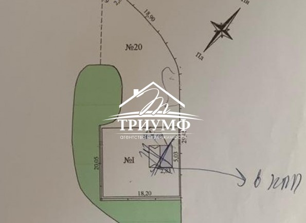Продается земельный участок у Днепра первая линия  на Хбк