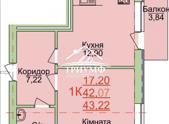 Новострой.  Самая низкая цена за кв.м