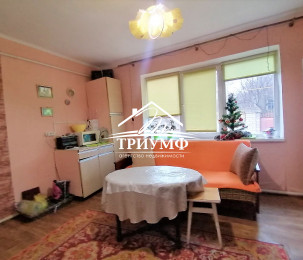 Добротный дом с гаражом и участком.